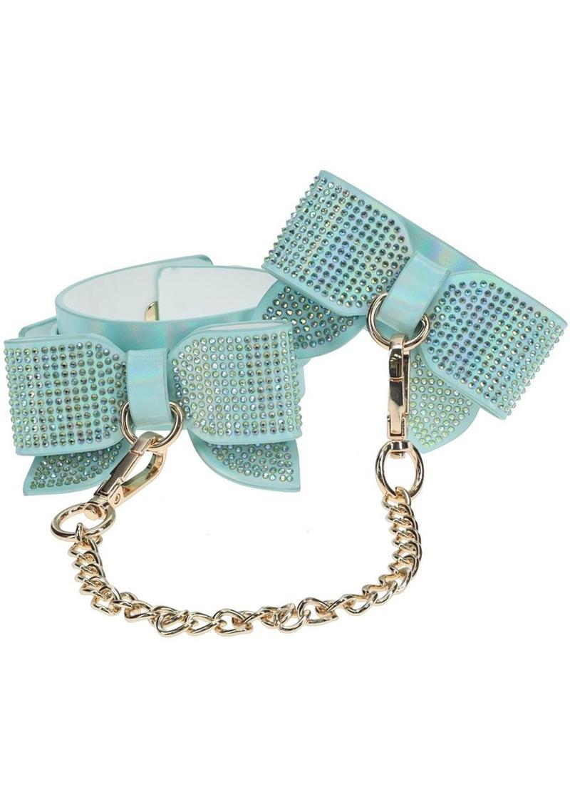 Ouch! Paris Collection Handcuffs - Blue