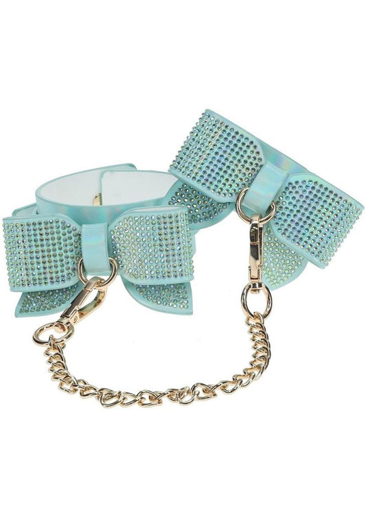 Ouch! Paris Collection Handcuffs - Blue