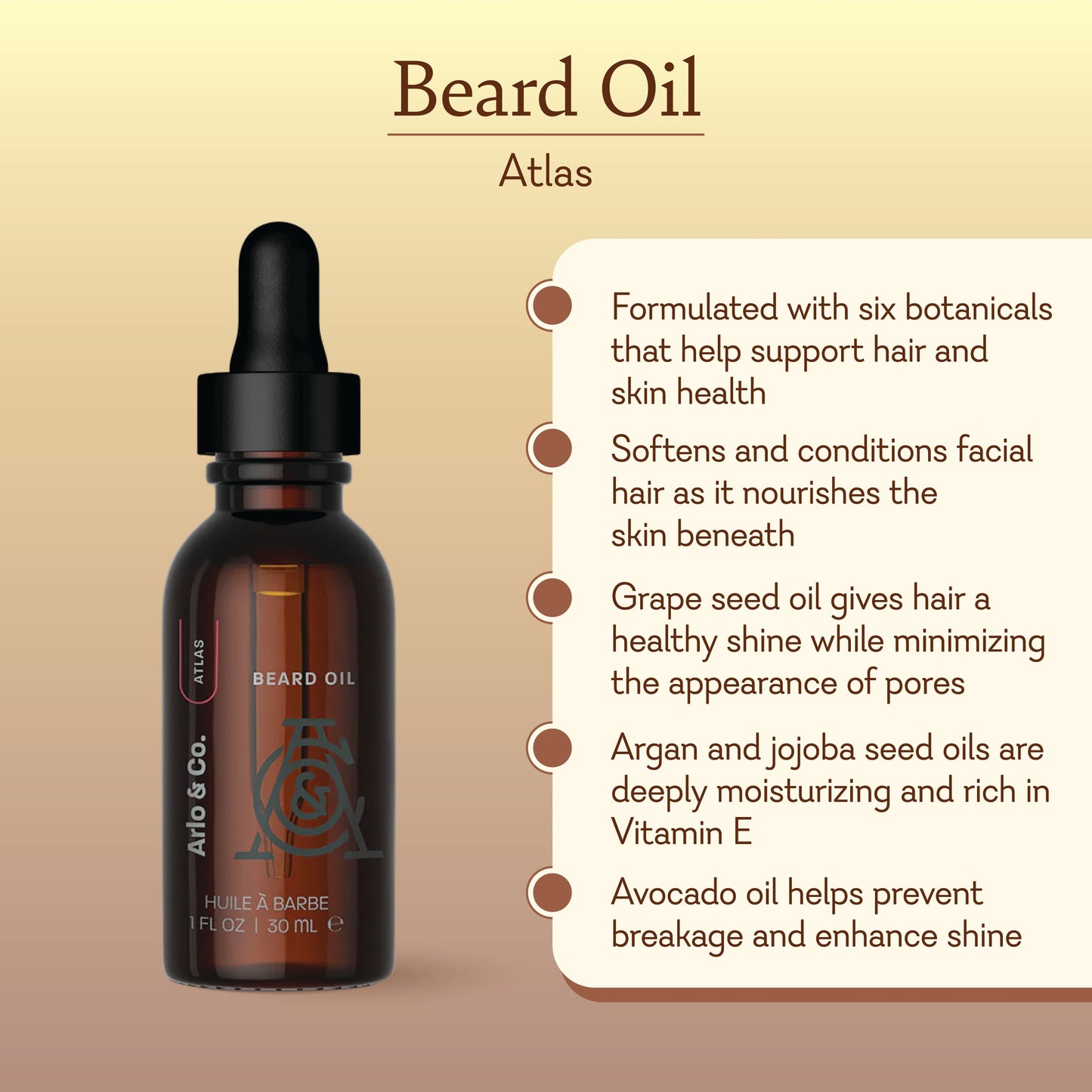 Atlas Beard Oil Hair & Skin Conditioner