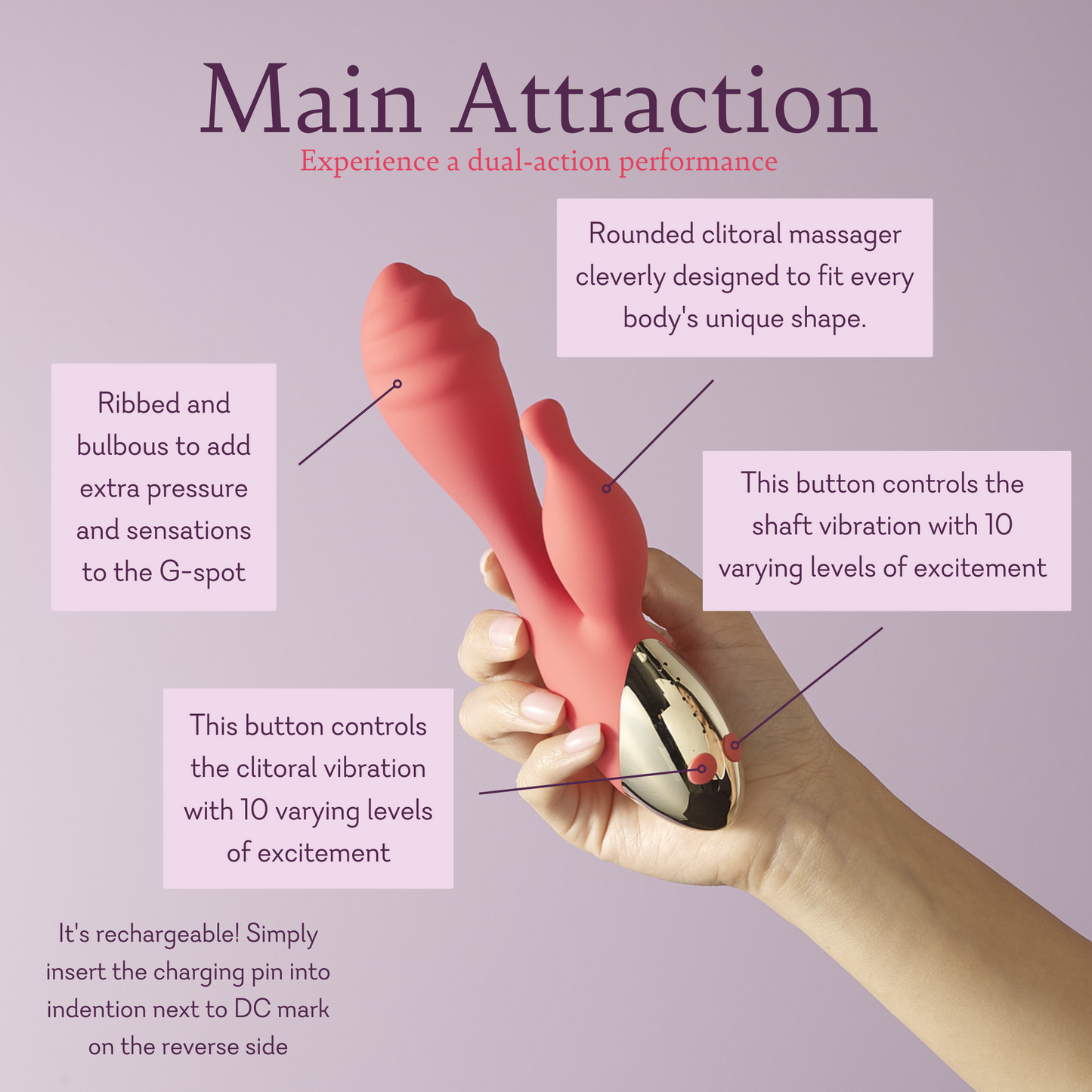 Main Attraction Dual-Action Massager