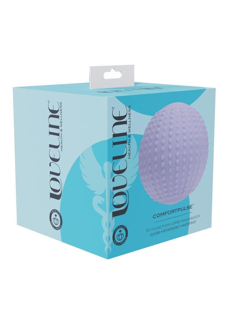 ComfortPulse Silicone Rechargeable Massage Ball – 10 Functions