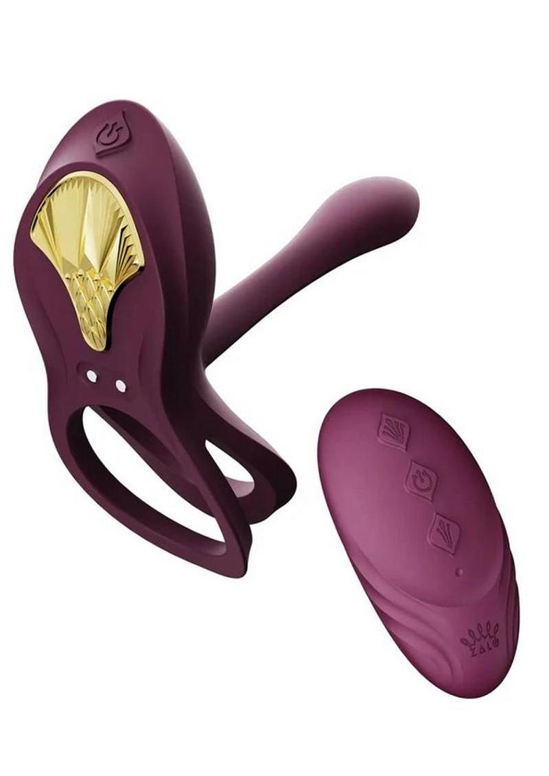 Bayek Rechargeable Silicone App Compatible Vibrating Couples Ring