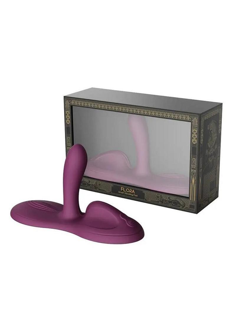 Flora Rechargeable Silicone App Compatible Smart Vibrating Pad