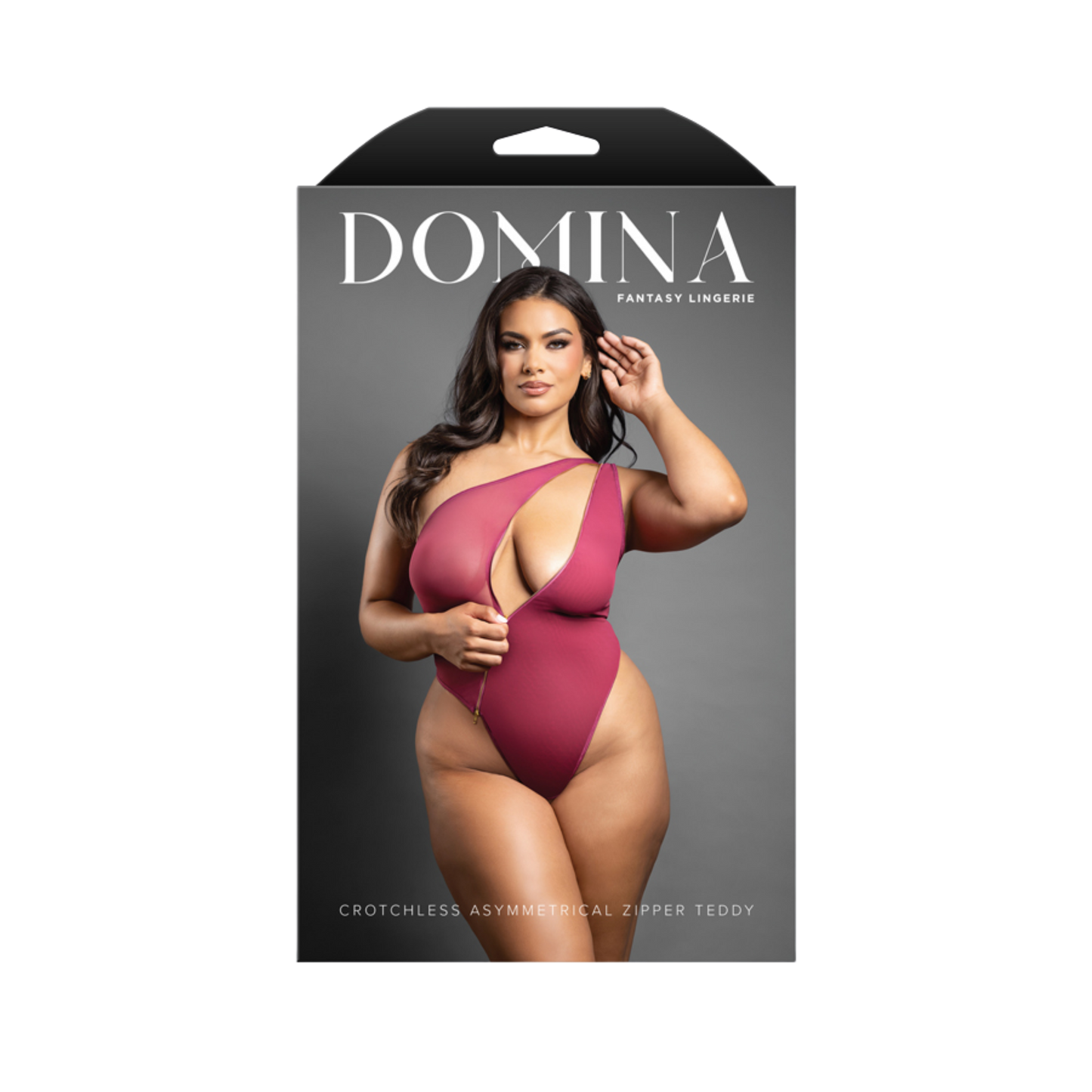 Asymmetrical Zipper Teddy