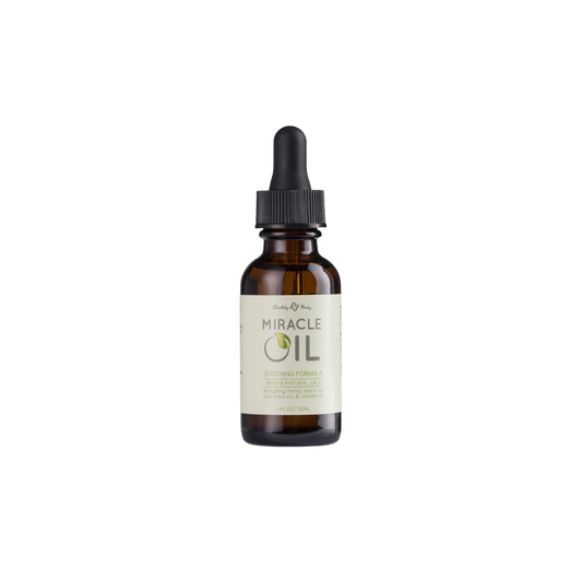 Miracle Oil front view of bottle on white background