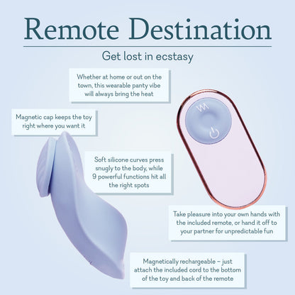 Remote Destination Magnetic Panty Massager
