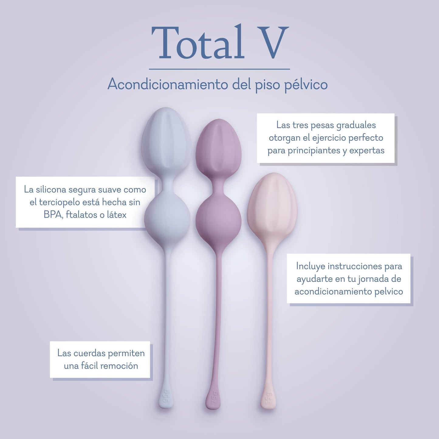 Total V Kegel Exercise Set