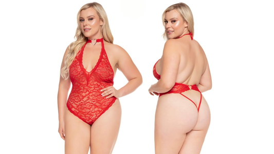 G-String Bodysuit with Heart Detail