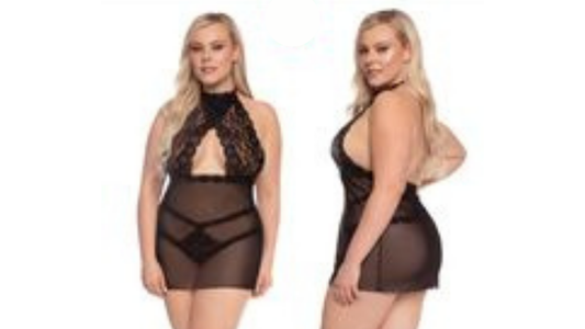 Halter Babydoll with Strappy G-String