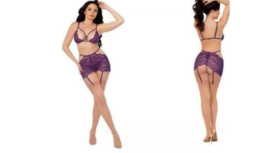 Strappy Lingerie Trio