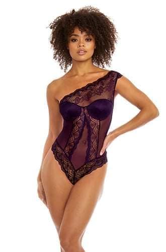 One Shoulder Plum